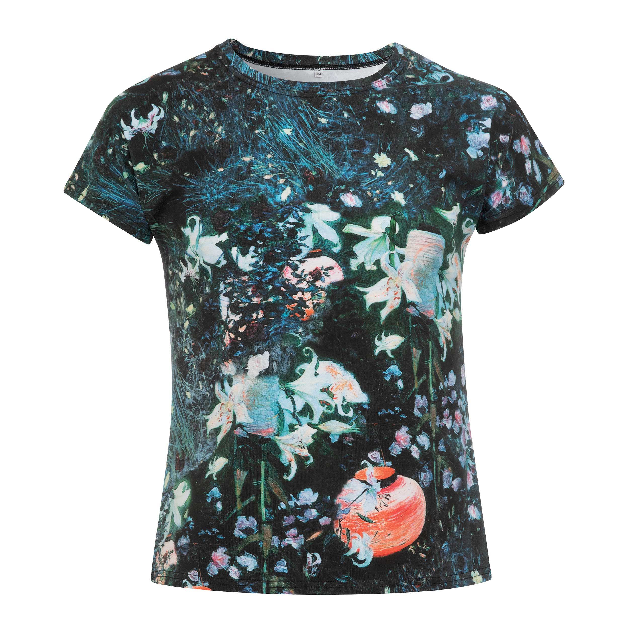 Rose print t shirt online